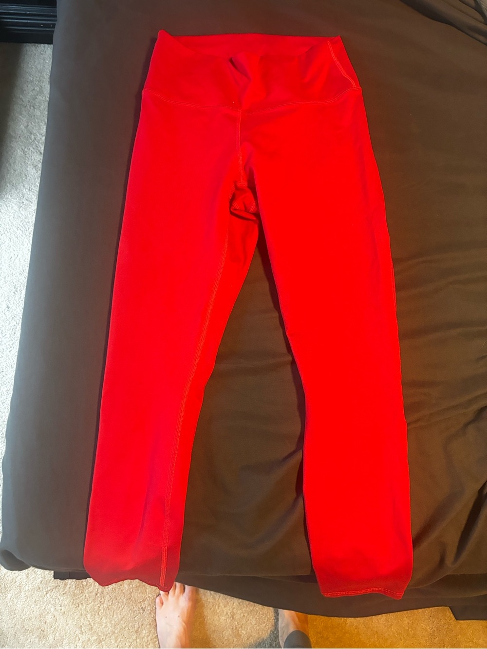 Fabletics Bright Red High-Rise Leggings